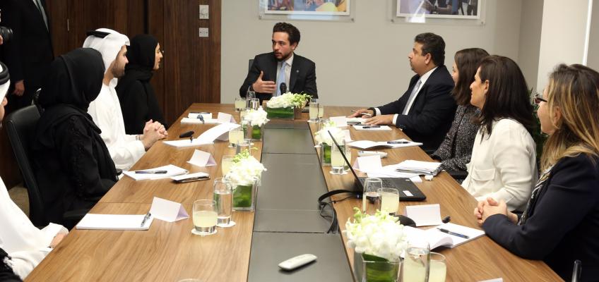 ولي العهد يستقبل وزيرة الدولة لشؤون الشباب الإماراتية