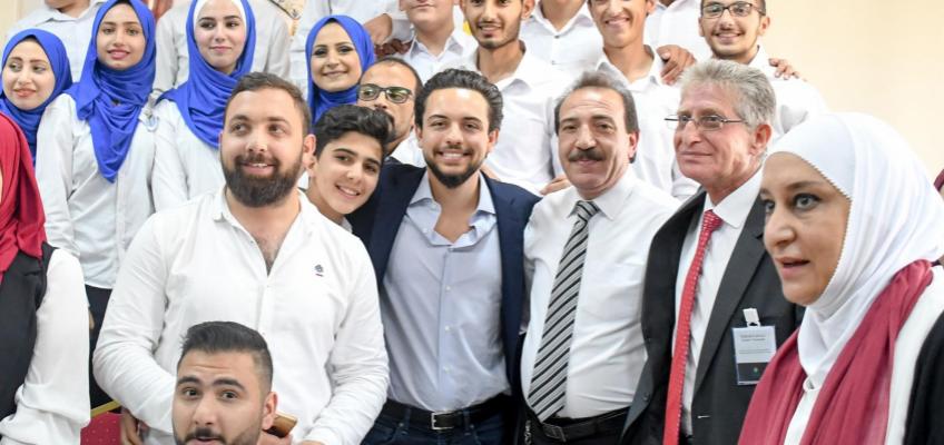 ولي العهد يزور نادي الإبداع – الكرك وقلعة الكرك