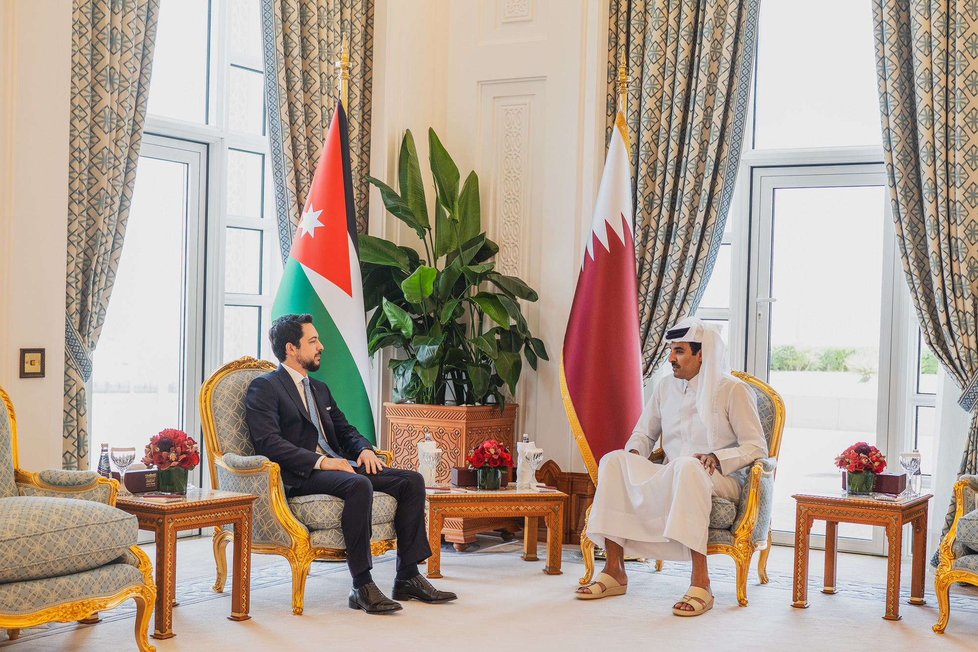 Crown Prince meets with Qatar emir in Doha | HRH Crown Prince Al ...