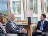 Crown Prince meets in New York with CEOs of two global US companies