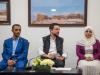 His Royal Highness Crown Prince Al Hussein, the Regent, meets with youth from Karak
