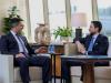 Crown Prince meets in New York with CEOs of two global US companies