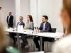 His Royal Highness Crown Prince Al Hussein and Her Royal Highness Princess Rajwa Al Hussein visit the ABB Training Centre in Berlin His Royal Highness Crown Prince Al Hussein and Her Royal Highness Princess Rajwa Al Hussein visit the ABB Training Centre in Berlin