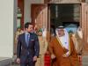 سمو الأمير سلمان بن حمد آل خليفة، ولي العهد رئيس مجلس الوزراء في مملكة البحرين، يستقبل سمو الأمير الحسين بن عبدالله الثاني ولي العهد، لدى وصوله البحرين