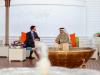 His Royal Highness Crown Prince Al Hussein meets with King Hamad bin Isa Al Khalifa of #Bahrain