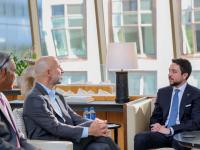 Crown Prince meets in New York with CEOs of two global US companies Crown Prince meets in New York with CEOs of two global US companies