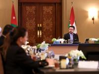 His Royal Highness Crown Prince Al Hussein chairs a National Council for Future Technology meeting 