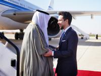 Crown Prince receives Kuwait PM upon arrival in Jordan