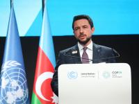 مندوبا عن الملك، ولي العهد يلقي كلمة الأردن في مؤتمر الأمم المتحدة للمناخ في أذربيجان