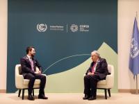 ولي العهد يلتقي الأمين العام للأمم المتحدة والمديرة التنفيذية لمنظمة اليونيسف