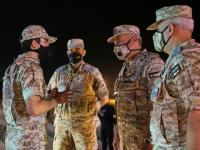 Deputising for King, Crown Prince attends tactical aviation courses graduation, night military drill