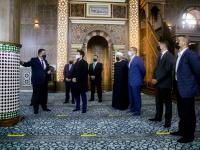 Crown Prince checks on Al Husseini Mosque renovation project