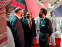 مندوباً عن الملك، ولي العهد يحضر حفل افتتاح بطولة كأس العرب بالدوحة