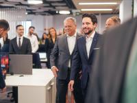 Crown Prince visits PwC - Middle East Amman office