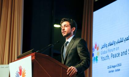 Remarks by His Royal Highness Crown Prince Al Hussein bin Abdullah II  at the Global Forum on Youth, Peace and Security
