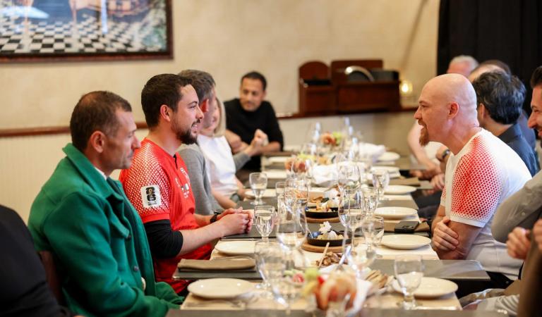 His Royal Highness Crown Prince Al Hussein met with entrepreneurs and executives of American technology companies in Silicon Valley, California