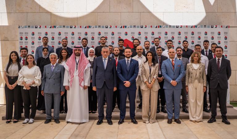 During His Royal Highness Crown Prince Al Hussein, the Regent’s, inauguration of the Science Venture Foundry at the University of Jordan