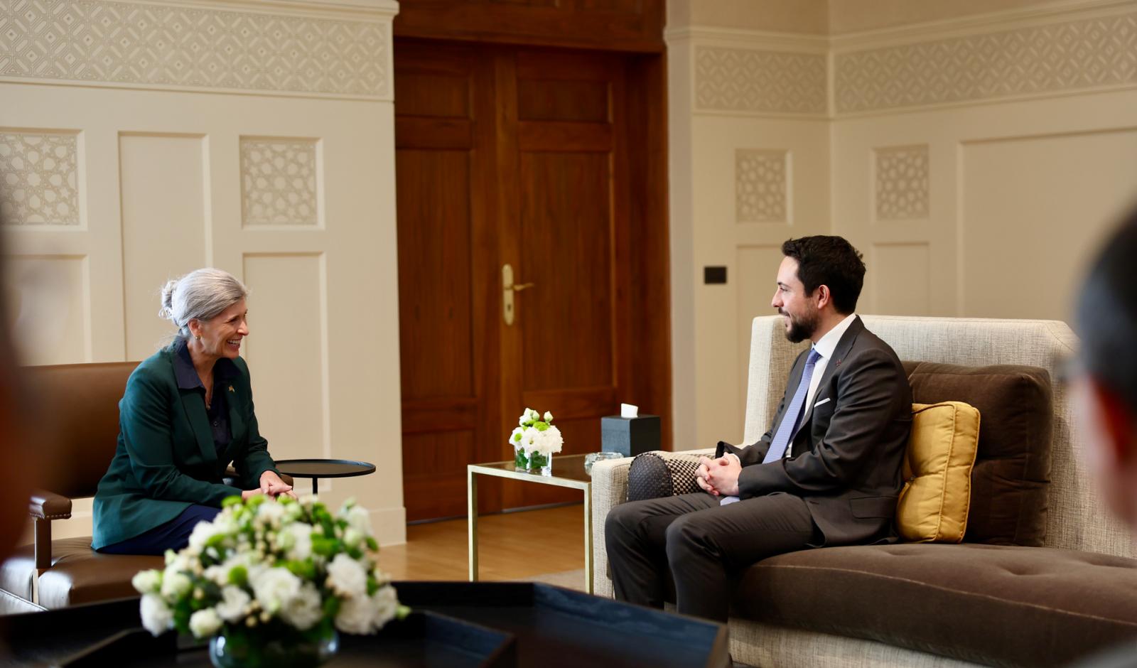 Crown Prince receives US Senator Joni Ernst – August 2026