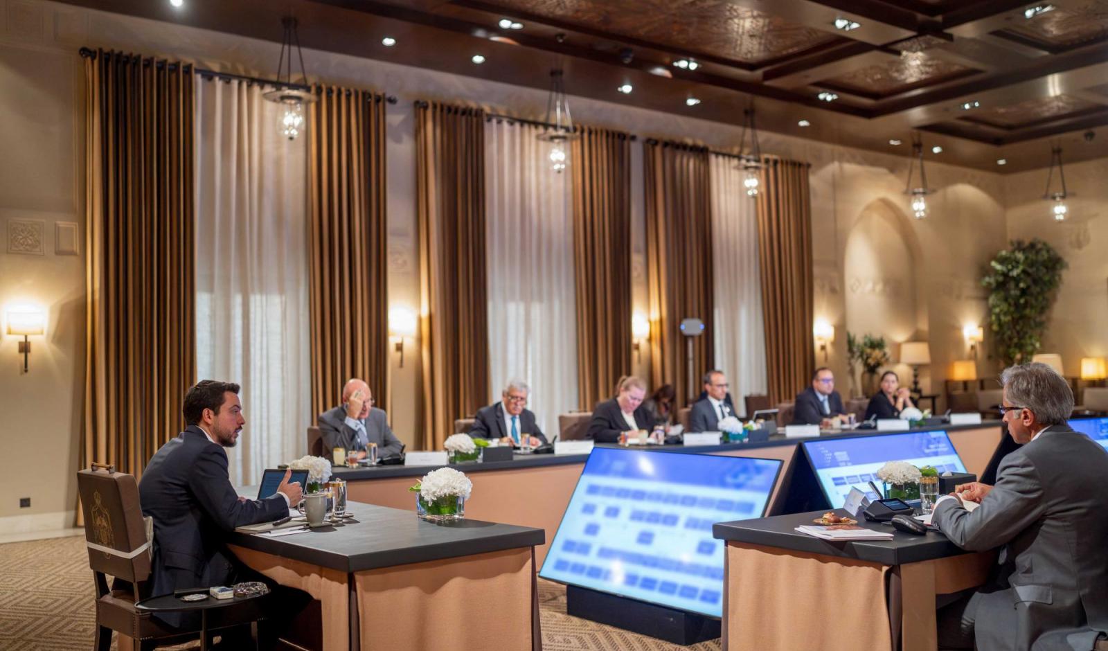 Crown Prince chairs meeting to review preparations for Jordan-EU Investment Conference
