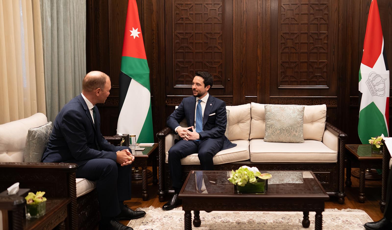Crown Prince receives Germany state secretary for defence