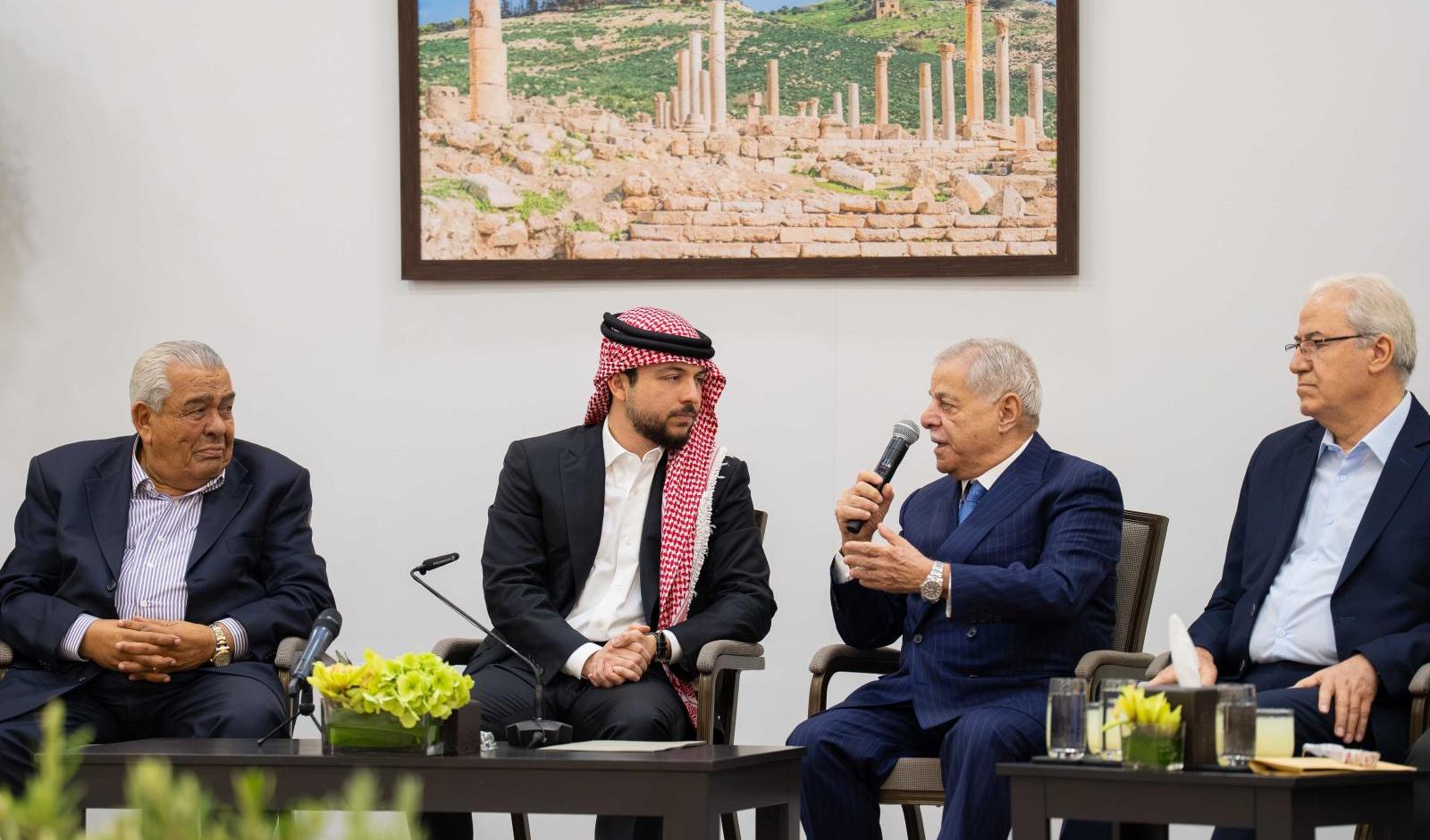 Crown Prince meets with figures and representatives of various sectors from Irbid