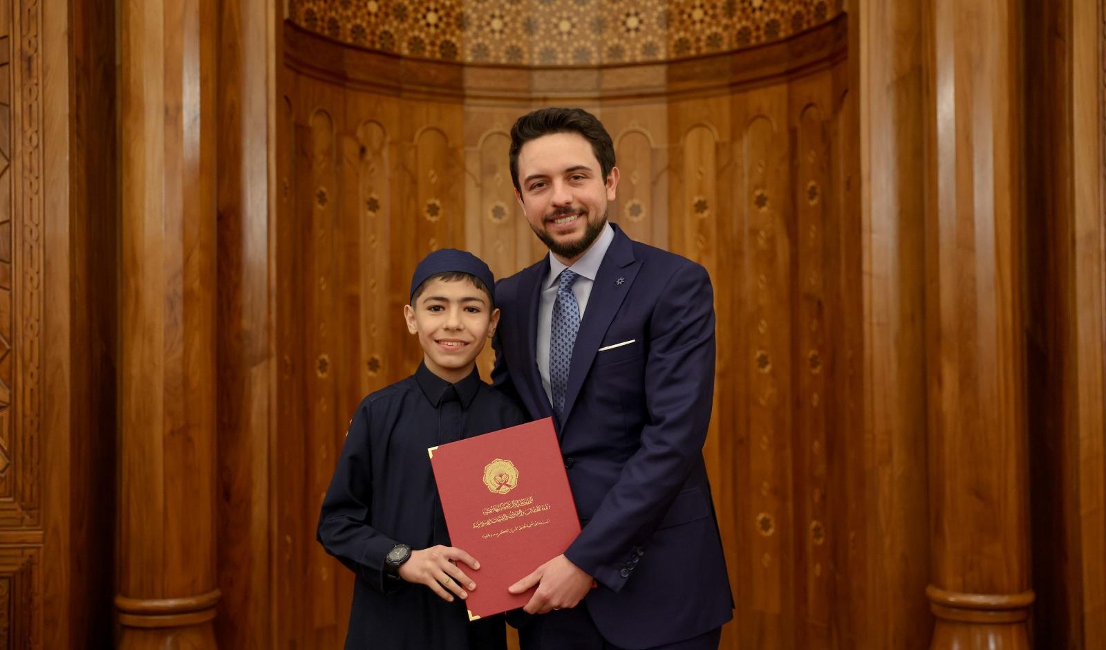 مندوبا عن الملك، ولي العهد يرعى اختتام المسابقة الهاشمية المحلية والدولية لحفظ القرآن الكريم
