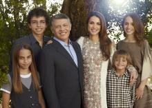 H.R.H. Crown Prince Al Hussein bin Abdullah II with Their Majesties King Abdullah II and Queen Rania Al Abdullah, T.R.H. Prince Hashim bin Abdullah II, Princess Iman bint Abdullah II and Princess Salma bint Abdullah II, Amman, 2012