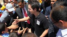 H.R.H. Crown Prince Al Hussein bin Abdullah II visits one of the 7aQq Initiative workshops at the Royal Islamic scientific College, May 2013