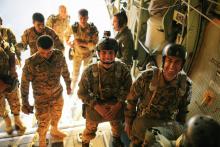 H.R.H Crown Prince Al Hussein Bin Abdullah on a Parachute Jump and Graduating Special Operations Parachute Training Course