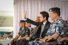 سمو الأمير الحسين بن عبدالله الثاني، ولي العهد، يرعى احتفالات مديرية الأمن العام بالمناسبات الوطنية