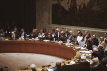 HRH Crown Prince Al Hussein bin Abdullah II chaired and delivered Jordan’s statement at the UN Security Council (UNSC) open debate on the “Role of Youth in Countering Violent Extremism and Promoting Peace" 23/4/2015