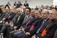 His Majesty King Abdullah II and H.R.H Crown Prince Al Hussein Bin Abdullah with Christian Community leaders