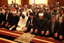 H.R.H. Crown Prince Al Hussein Bin Abdullah II during Friday prayers 2013