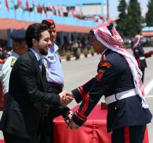 مندوبا عن جلالة القائد الأعلى، ولي العهد يرعى حفل تخريج الفوج الثامن والعشرين من تلاميذ الجناح العسكري في جامعة مؤتة