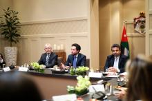 HRH Crown Prince Al Hussein bin Abdullah II at the signing of agreement between CPF, Airbus to train Jordanian university students