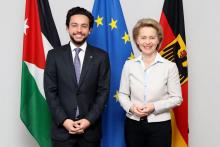 HRH Crown Prince Al Hussein bin Abdullah II during a visit to Germany - November 2017