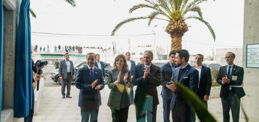 ولي العهد يفتتح مشروع إعادة تأهيل مركز صحي غور المزرعة الشامل