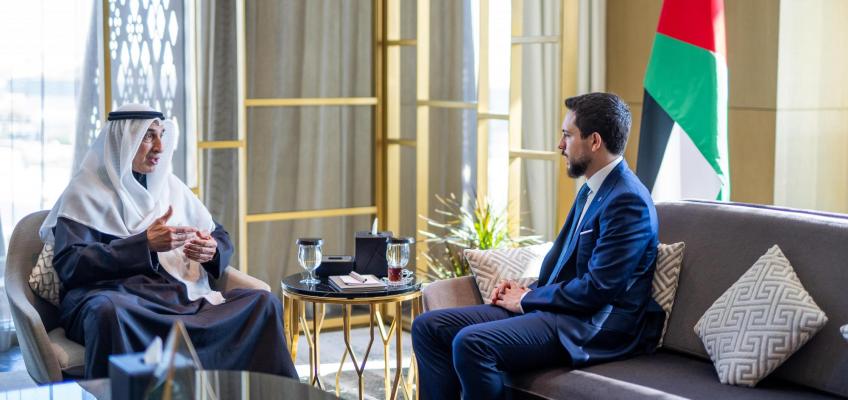 Crown Prince meets chairman of Arab Fund for Economic and Social Development in Kuwait