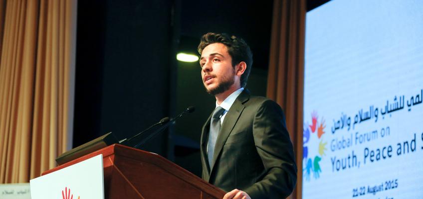 Remarks by His Royal Highness Crown Prince Al Hussein bin Abdullah II  at the Global Forum on Youth, Peace and Security