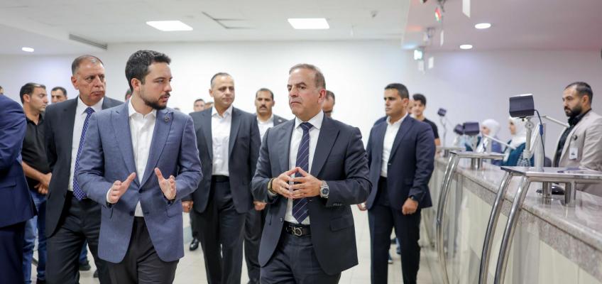 His Royal Highness Crown Prince Al Hussein, the Regent, visits the Civil Status and Passports Department