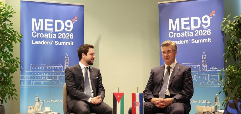 Crown Prince meets with Croatia prime minister ahead of MED9 summit – October 2026