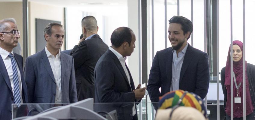 ولي العهد يزور مجموعة لومينوس للتعليم سمو الأمير الحسين بن عبد الله الثاني ولي العهد