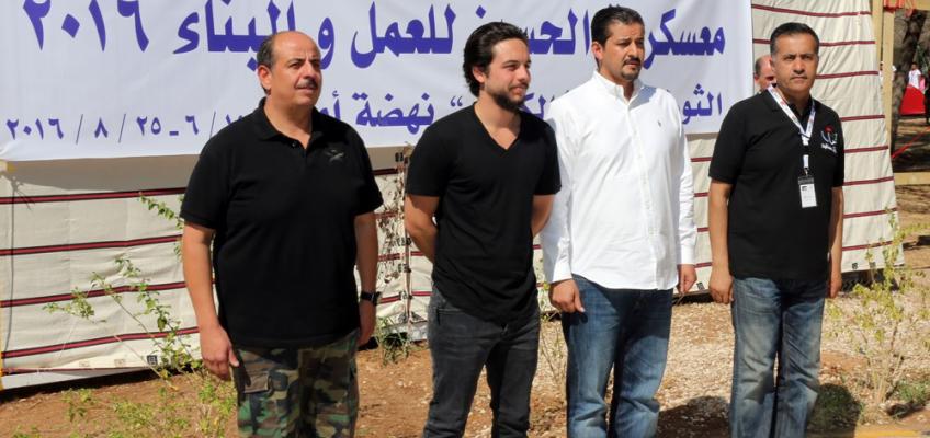 Crown Prince checks on activities of Al Hussein Youth Camps