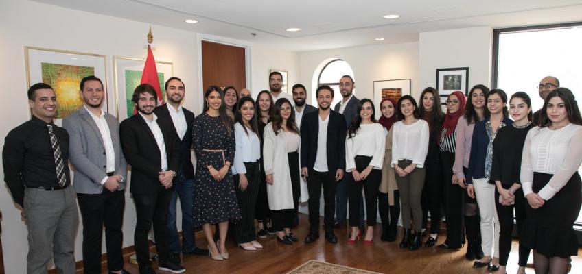 Crown Prince meets with Jordanians studying at US universities