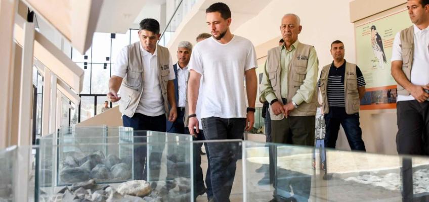 الأمير الحسين يفتتح مركز زوار محمية الشومري للأحياء البرية في الأزرق