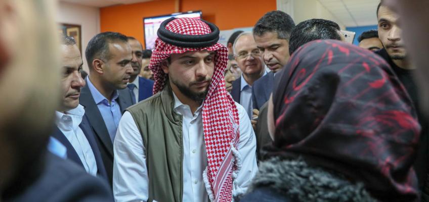 ولي العهد يقوم بزيارة مفاجئة لمديرية تشغيل عمان الأولى