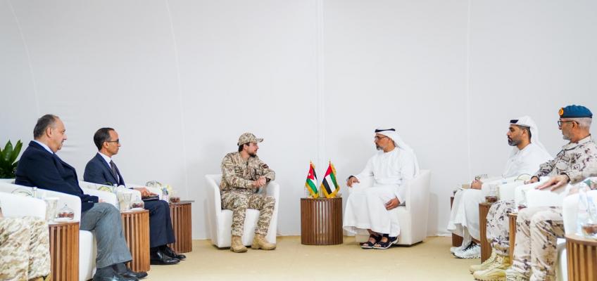 Crown Prince meets Sheikh Khaled bin Mohamed bin Zayed in Abu Dhabi