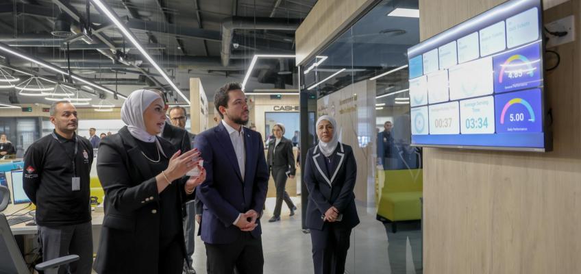 Crown Prince inaugurates Government Services Centre in Madaba