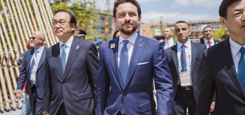 Crown Prince visits Jordan Pavilion at Osaka Expo 2025