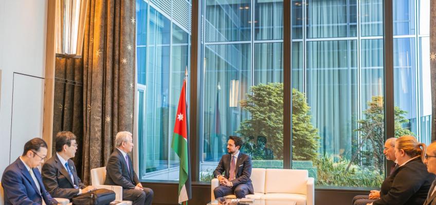Crown Prince meets with Jordanian-Japanese Parliamentary Friendship Committee